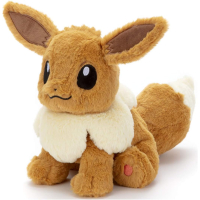 authentic Pokemon plush Eevee KutaKutaTatta 24cm Takara tomy (Medium size)